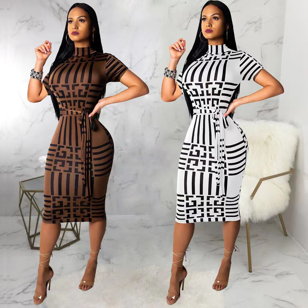 Bodycon Dress for women Short Sleeve women business dress