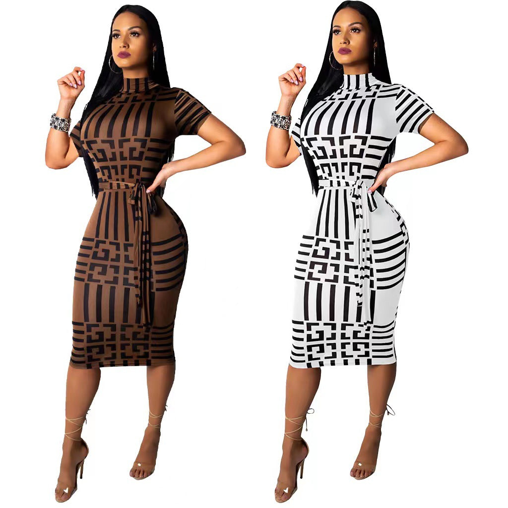 Bodycon Dress for women Short Sleeve women business dress