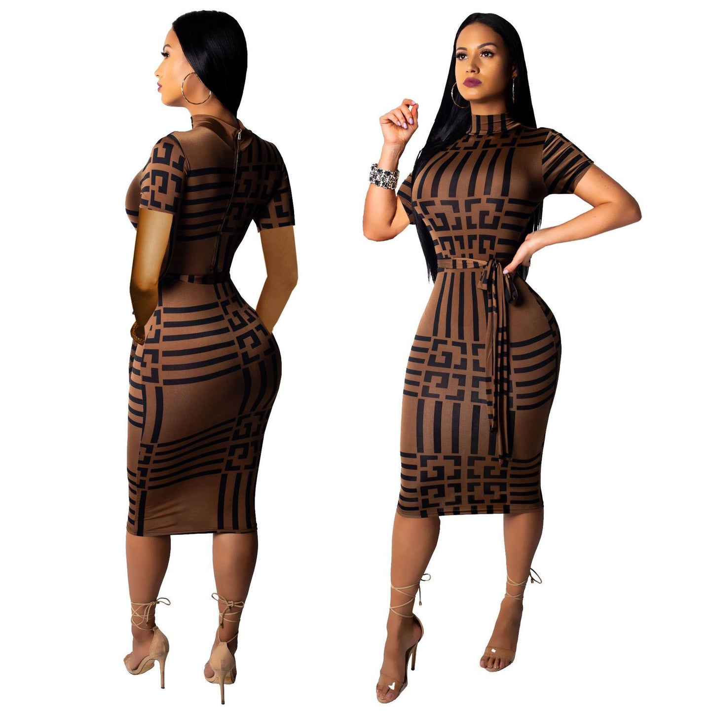 Bodycon Dress for women Short Sleeve women business dress